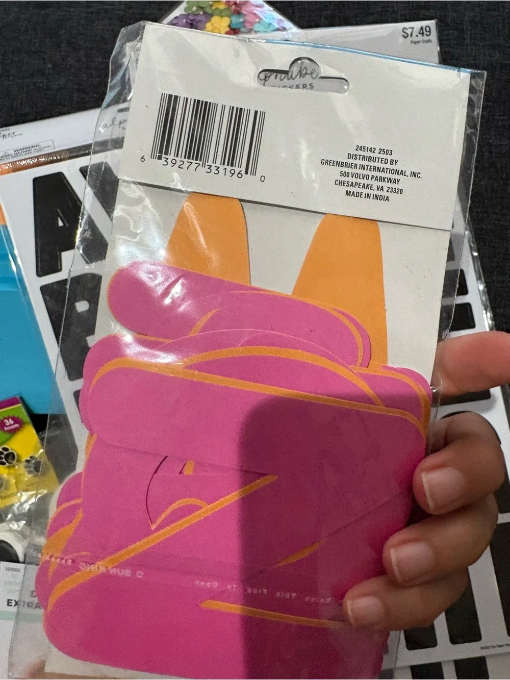 Arts and crafts supplies, students teachers